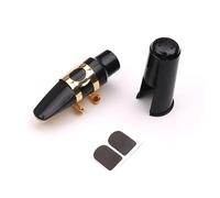 Toyvian 1set Alto Saxophone Mouthpiece Cap and Cushions for Beginners Stabilizes Sound and Performance Skills Includes Cover and Buckle