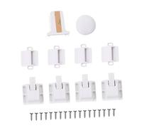 Toyvian 1set Boy Girl Magnetic Locks for Cabinets Wardrobes Easy Installation Invisible Safety for Homes with Boys and Girls White