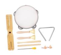 Toyvian 1set Boy Girl Musical Percussion Instruments Natural Music Toys for Boy Girl Ages for Developing Hand-eye Coordination and Artistic Talent