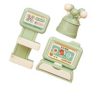 Toyvian 1Set Cash Register Model Dollhouse Supermarket Cashier Reusable Doll House Decor Lightweight Compact and Easy to Use Great for Imaginative Play and Learning Skills