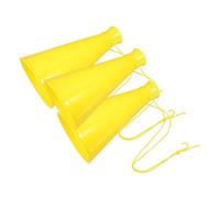 Toyvian 1set Cheer Megaphone Noisemaker for Sports Events Parties Celebrations Lightweight Portable Cheer Horn for Football Games Enhances Atmosphere Fun 3pcs