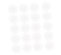 Toyvian 1set Clear Bait Stopper Gear Stick for Carp Fishing Durable Plastic Fishing Supplies Unique Snowflake Design Multiple Bait Hooking 40pcs