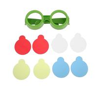 Toyvian 1Set Color Mixing Glasses Primary Colors Experiment for Kindergarten Safe Creative Educational Tool for Explore Color Overlap and Mixing Principles