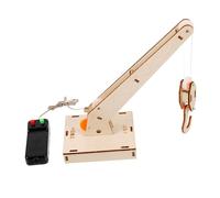 Toyvian 1Set Crane Gear Pulley Educational Science Learning Toy Kit for Boy Girl Assemble Toy for Develop Analytical Skills Curiosity Fun DIY Experiment for Boys Girls