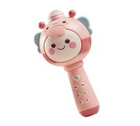 Toyvian 1set Creative Cartoon Wireless Microphone Toy for Boys and Girls Usb Rechargeable Music Plaything Functionality for Birthday Parties and Singing Events