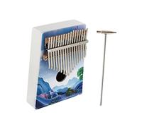 Toyvian 1set Delicate Tones Kalimba Thumb Piano Portable Finger Instrument for Beginners for Family Sharing and Fun Lightweight Design Deer Pattern