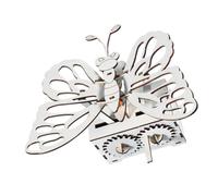 Toyvian 1Set DIY Hand Cranked Butterfly Science Experiment Craft for Educational Model Sparks Creativity and Exploration Easy to Use