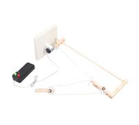 Toyvian 1Set DIY Pulley Model Kit Remote Control Crane Science Experiment Engaging Physics Learning Tools Easy to Assemble Operate for Home Projects Classroom