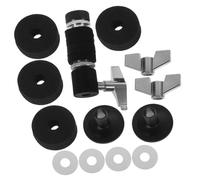 Toyvian 1set Drum Kit Accessories Replacement Set Cymbal Felt Pads Disc Nuts and Clutch for Enhanced Sound and Performance Compatible Various Drum Set Configurations