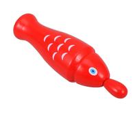 Toyvian 1Set Fish Shape Guiro Musical Percussion Instrument of Wooden Musical Guiro for and Easy to Use Rhythm Promotes Musical Development and Basic Rhythm Skills