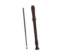 Toyvian 1set German-style c Key High Pitch Flute Lightweight Material Early Educational Musical Instrument for Boys and Girls Includes Cleaning Kit and Bag