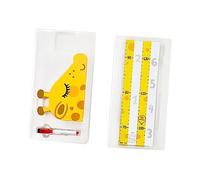 Toyvian 1set Giraffe Height Measuring Sticker Creative Wall Decal for Boys and Girls Room Nursery Decor Removable Art Sticker for Playroom and Classroom Fun Growth Chart for Spaces