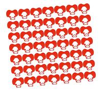 Toyvian 1set Goose Eye Glasses Durable Poultry Goggles for Muscovy Ducks Easy Clip Installation Prevent Pecking for Goose Farms 100pcs