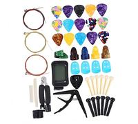Toyvian 1set Guitar Maintenance Kit String Winder Tuner Picks Finger Guard Durable Practical Accessories for Efficient Guitar Care Compatible Ukulele Violin