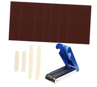Toyvian 1set Guitar Nut Bridge Slot File Tool Kit Needle Files for Acoustic Bass Guitar Maintenance Repair Includes Nut Saddle Polishing Accessories