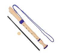 Toyvian 1set High Pitch German Style Recorder Lightweight Clarinet Instrument for Beginners Easy to Play Storage Bag for Practicing Musical Talent