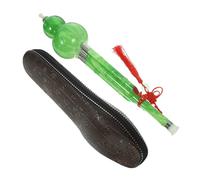 Toyvian 1set Hulusi Resin Wind Instrument for Beginners Lightweight Chinese Traditional Music Tool for Boy Girl and Adults Easy to Play and Carry for
