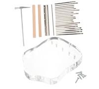 Toyvian 1set Kalimba Kit Key Thumb Piano Parts Keys with Smooth Finish for Beginners Easy Assembly
