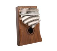 Toyvian 1set Kalimba Thumb Piano Portable Key Finger Piano Walnut Wood Easy to Play Musical Instrument for Beginners and for Family Fun