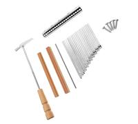 Toyvian 1set Kalimba Tuning Tool Set Note Thumb Piano Repair Picks and Tuning Hammer Lightweight Design for Easy Carrying for Music Enthusiasts
