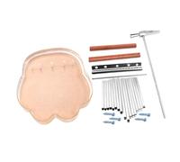 Toyvian 1set Key Kalimba Assembly Kit Portable Finger Piano for Boys and Girls and Beginners Easy to Learn Musical Instrument Creativity and Hands Skills