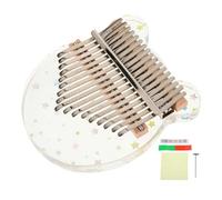 Toyvian 1set Key Kalimba Finger Piano for Beginners Acrylic Thumb Piano Carrying Bag and Accessories for Music and Creation