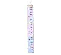 Toyvian 1set Macaron Color Growth Chart Wall Hanging Height Measuring Ruler for Nursery Decor Easy to Use for Tracking Growth