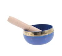 Toyvian 1set Metal Singing Bowl for Meditation and Relaxation with Mallet for Yoga Buddhism Sound Therapy and
