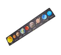 Toyvian 1Set Planetary Puzzle for Montessori Solar System Matching Game for Cognitive Learning of Eight Planets Early Education Universe Puzzle for Boys