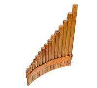 Toyvian 1set Portable Flute for Beginners Lightweight Bamboo Musical Instrument Key for Boys and Girls Cognitive Development and Easy Performance Wood Color Design