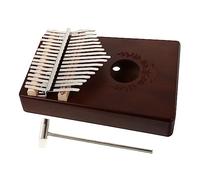 Toyvian 1set Portable Kalimba Thumb Piano Key Kalimba for Beginners Lightweight Coffee Finger Piano Beautiful Sound for Students and Music