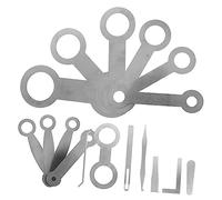 Toyvian 1set Saxophone Repair Tool Kit Wind Instrument Repair Accessories Set for Flute Piccolo Clarinet Saxophones Portable Convenient Maintenance Tools for Musicians