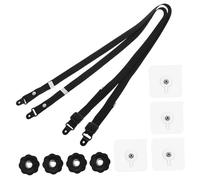 Toyvian 1set Secure Your Tv High-Strength Tv Anchor Straps Wall Mount Kit No Drill Needed Easy Install Proofing Furniture Safety