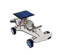 Toyvian 1Set Solar Car Model DIY Kit for Educational Assembling Hands Science Experiment Safe Materials Fun Learning Activity