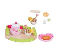 Toyvian 1Set Tea Simulated Play Kitchen Afternoon Tea Set Safe Educational Bright Design for Boys for Imaginative Play