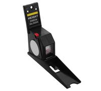 Toyvian 2 Meters Baby Growth Chart Height Measuring Device Retractable Design Abs/PVC Material Black Sturdy Stature Ruler for School and Hospitals