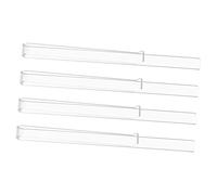 Toyvian 2 Pairs Acrylic Sheet Music Holder Clips Music Stand Page Clips for Pianists and Students