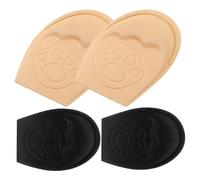 Toyvian 2 Pairs Heel Cushions for Shoes Foam Forefeet Pads Reusable Heel Pads Assorted Color Round Toe Easy to Apply Fill Empty Space Wide Range of Footwear Options