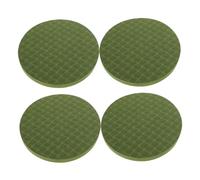 Toyvian 2 Pairs Portable Lightweight Yoga Knee Pads for Men Women Round Cushions for Knee Elbow Balance Training Joint Protection Travel Friendly Fitness Floor Mats