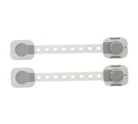Toyvian 2 PC Infant Protection Locks for Wardrobe Cabinets Multi-Functional Child Safety Device Anti Pinch Hand for Drawers and Fridge