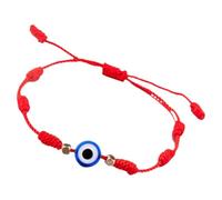 Toyvian 2 Pcs Adjustable Evil Eye Bracelet for Women Hand Woven Red String with Decorative Evil Eye Charm Flexible and Eye-catching Design for Everyday Wear