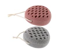 Toyvian 2 Pcs Bath Loofah Sponges Soft Exfoliating Body Scrubber Shower Sponges for Boys and Compact Travel Bathroom Essentials with Rich Cleaning