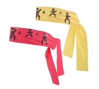Toyvian 2 Pcs Creative Dragon Headbands for Soft and Breathable for Ninja Costumes Karate Accessories and Party Decorations