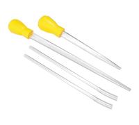 Toyvian 2 Pcs Hand Siphon Pump Aquarium Cleaner with Silicone Extension Tubes Convenient Water Change for Fish Tank Accessories