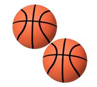 Toyvian 2 Pcs Inflatable Mini Rubber Basketball Diameter for Indoor Table Basketball Game Educational Enhances Hand-eye Coordination and Finger Strength Interactive Fun for Boys