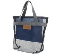 Toyvian 2 pcs Large Mesh Beach Bag for Women Zippered Travel Tote with Handle Multipurpose Storage for Toiletries Cosmetics Towels Lightweight Outdoor Bag for Swimming Vacation and Daily