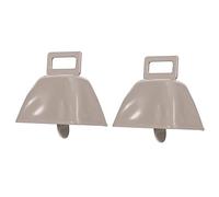 Toyvian 2 Pcs Loud Cow Bells for Cattle Sheep Grazing Theft Alarm Sound Durable Hanging Animal Accessories