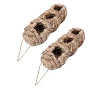 Toyvian 2 Pcs Outdoor Bird Nests Durable Decorative Birdhouses for Birds Furry Animals Safe for Garden Wedding Shop