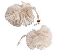 Toyvian 2 Pcs Suddies Body Scrubber Made from Soft Ramie Material, Exfoliating Dead Skin Gently with Shower Loofah Sponge for Shower and Bathing Accessories Random Color