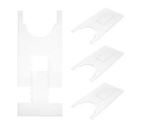 Toyvian 2 Sets Acrylic Adjustable Couch Bed Stoppers with Anti-slip Feature, Invisible Design for Headboard and Cabinet, for Home Layout and Modern Households to Prevent Sliding and Wall
